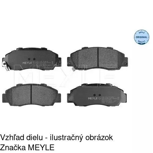 Brzdové dosky S70-0158 /POLCAR/ - obr. 4