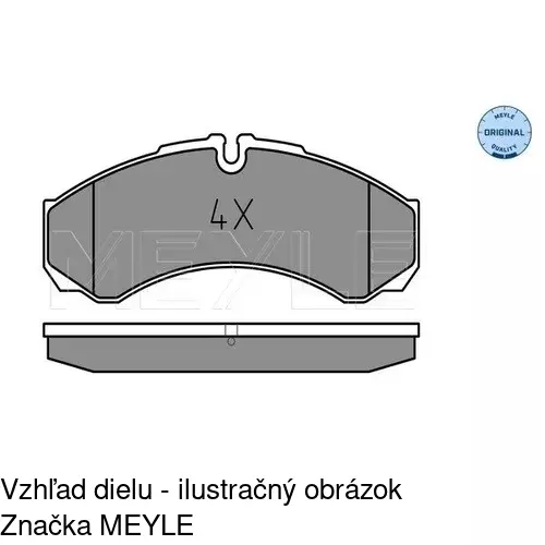 Brzdové dosky POLCAR S70-0200 - obr. 4