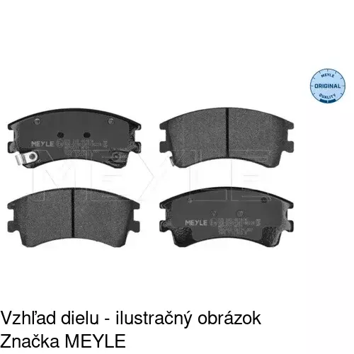 Brzdové dosky POLCAR S70-0203 - obr. 4