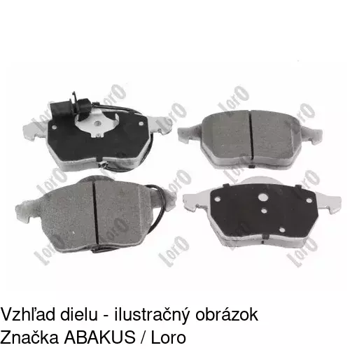 Brzdové dosky POLCAR S70-0247