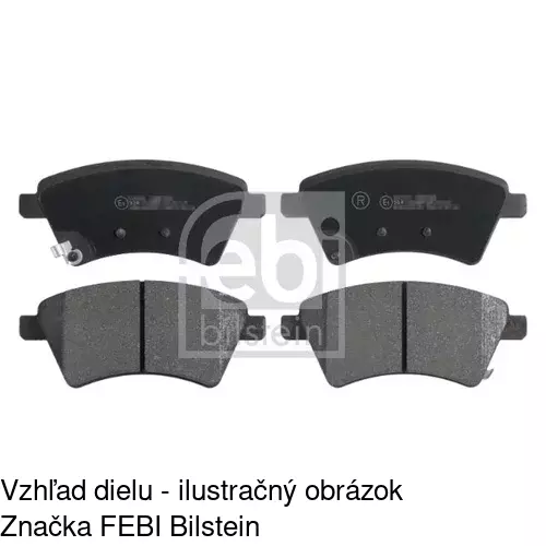 Brzdové dosky POLCAR S70-0277 - obr. 2