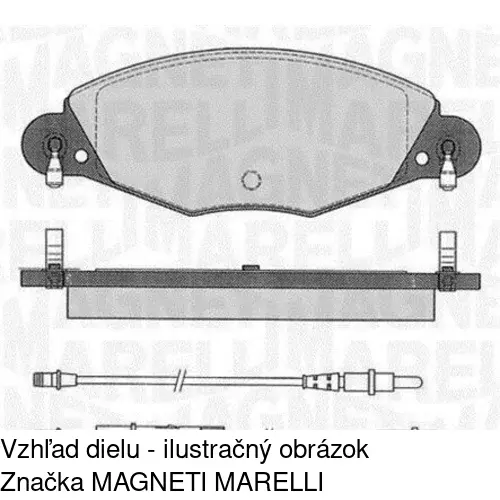 Brzdové dosky POLCAR S70-0288 - obr. 5