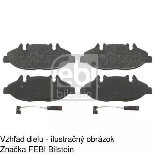 Brzdové dosky POLCAR S70-0314 - obr. 3