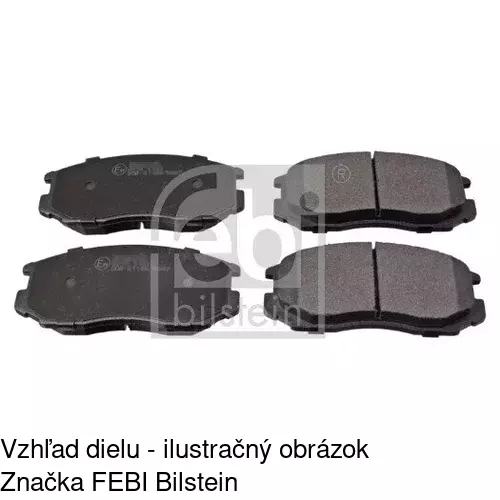 Brzdové dosky POLCAR S70-0321