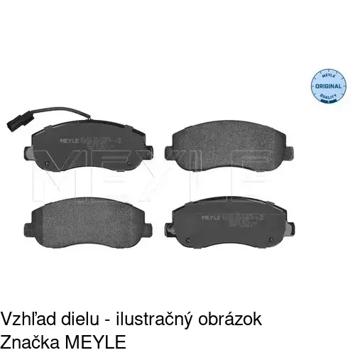 Brzdové dosky POLCAR S70-0387 - obr. 2