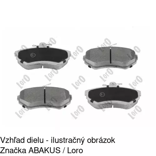 Brzdové dosky POLCAR S70-0392 - obr. 4