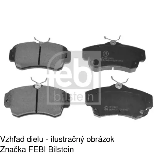 Brzdové dosky POLCAR S70-0420