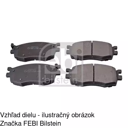 Brzdové dosky POLCAR S70-0465