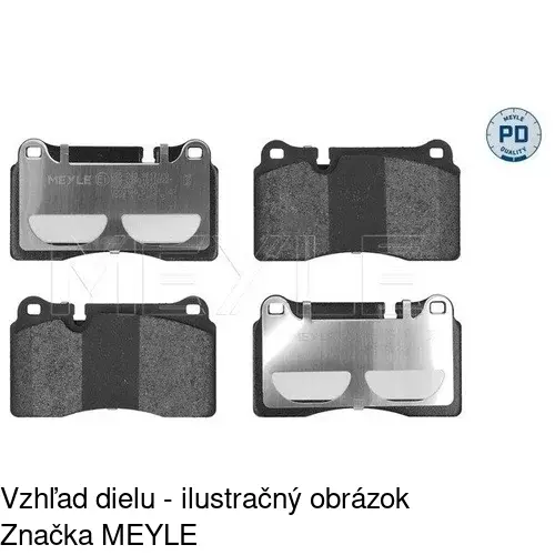 Brzdové dosky POLCAR S70-0491 - obr. 5