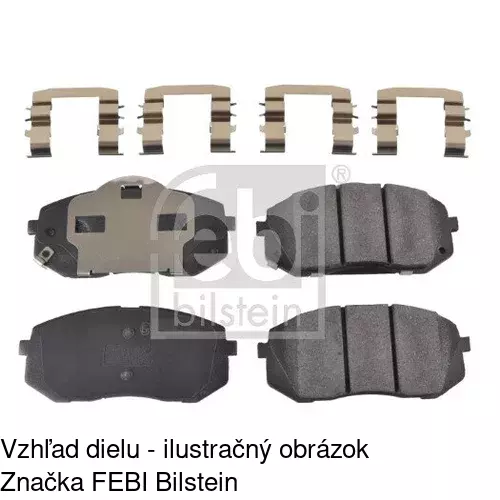 Brzdové dosky POLCAR S70-0527 - obr. 5