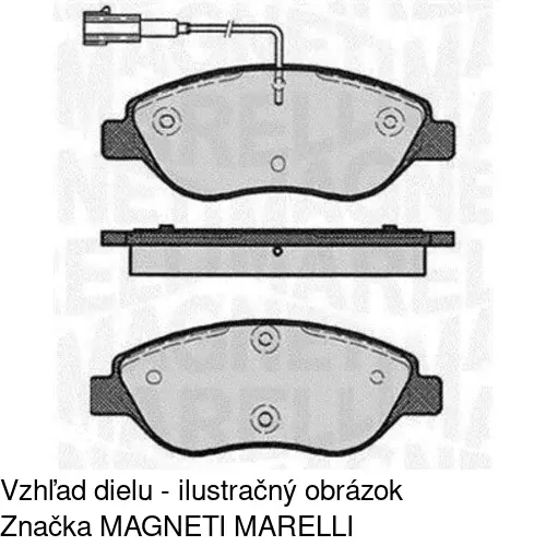 Brzdové dosky POLCAR S70-0528 - obr. 5