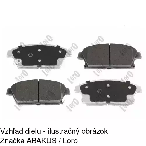 Brzdové dosky POLCAR S70-0561 - obr. 5