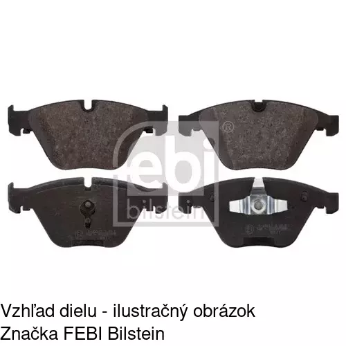 Brzdové dosky POLCAR S70-0587 - obr. 1