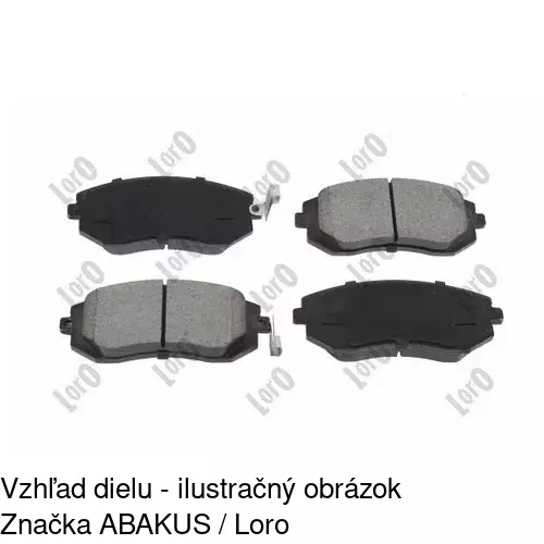 Brzdové dosky POLCAR S70-0601 - obr. 4