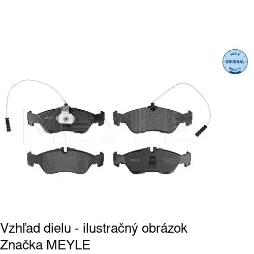 Brzdové dosky POLCAR S70-1060 - obr. 3