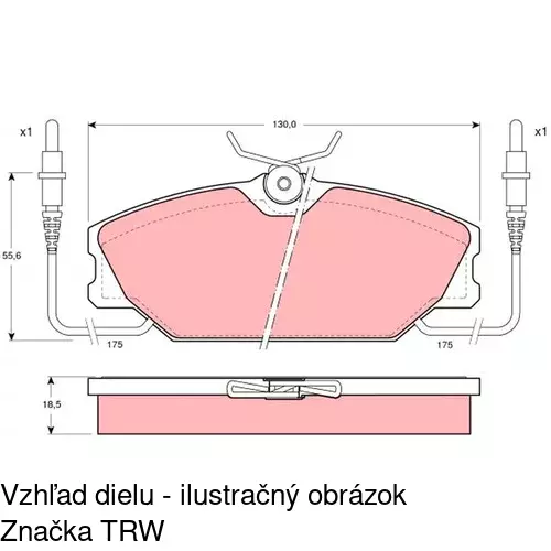 Brzdové dosky POLCAR S70-1103 - obr. 3