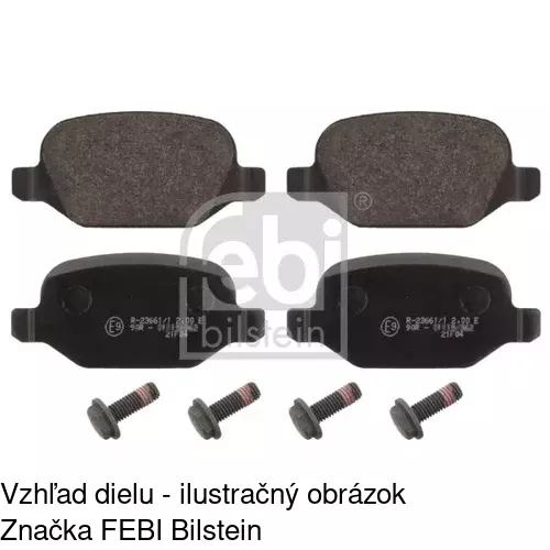 Brzdové dosky POLCAR S70-1141 - obr. 4