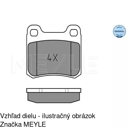 Brzdové dosky POLCAR S70-1166 - obr. 4