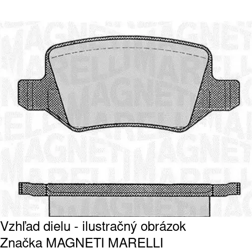 Brzdové dosky POLCAR S70-1234