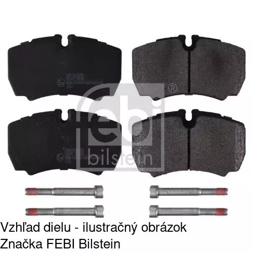 Brzdové dosky POLCAR S70-1237 - obr. 1