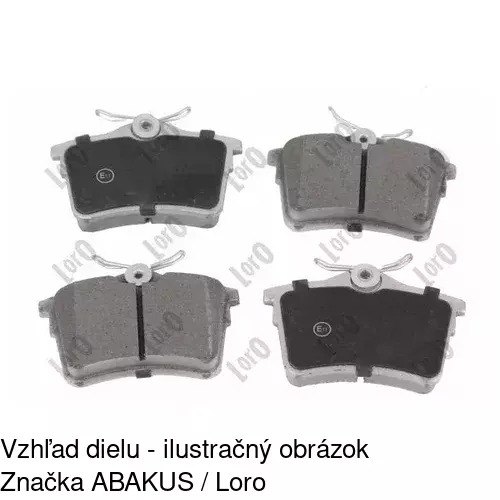 Brzdové dosky POLCAR S70-1488 - obr. 5