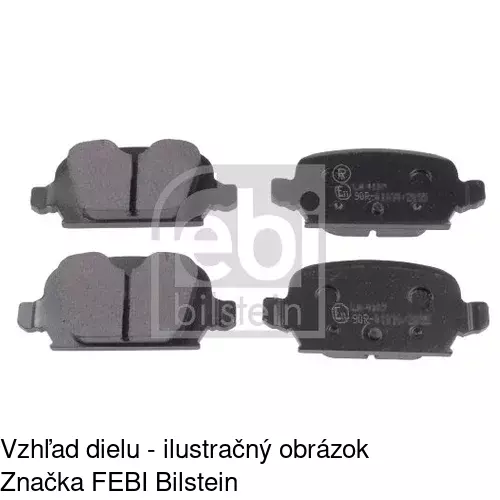 Brzdové dosky POLCAR S70-1538