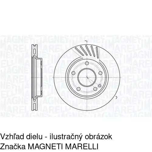 Brzdový kotúč POLCAR S71-0040 - obr. 3