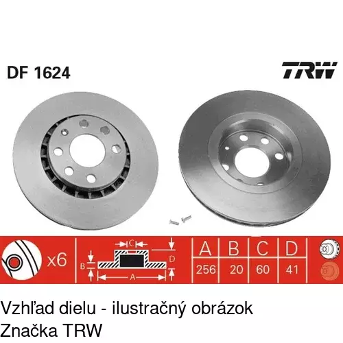 Brzdový kotúč POLCAR S71-0160 - obr. 3