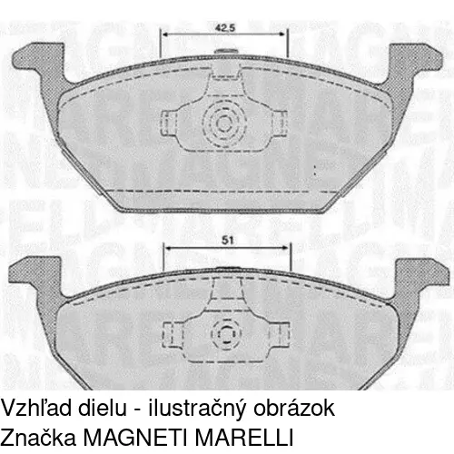 Brzdový kotúč POLCAR S71-0199