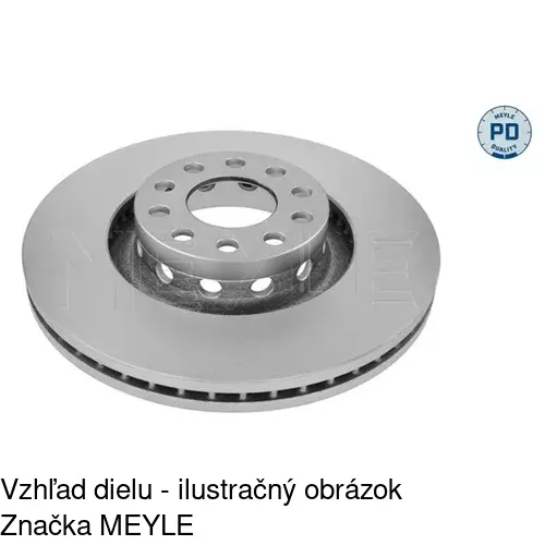 Brzdový kotúč POLCAR S71-0200 - obr. 5