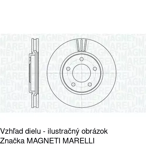 Brzdový kotúč POLCAR S71-0206 - obr. 2