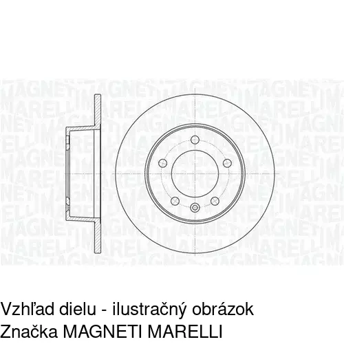 Brzdový kotúč POLCAR S71-1088 - obr. 1