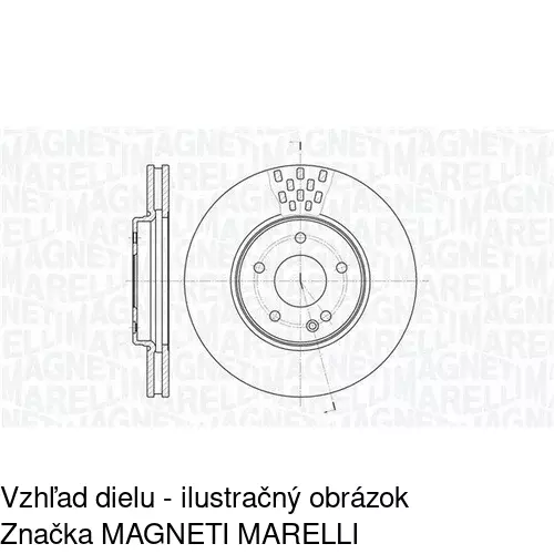 Brzdový kotúč POLCAR S71-1122 - obr. 4