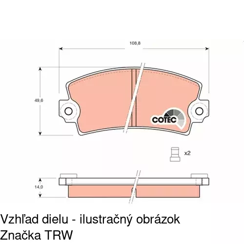 Brzdový kotúč POLCAR S71-1382 - obr. 3