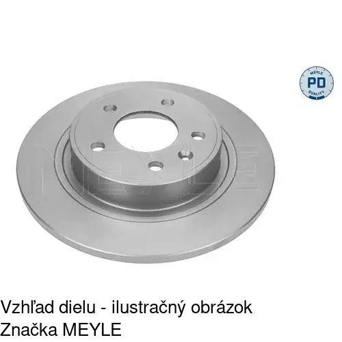 Brzdový kotúč POLCAR S71-2347 - obr. 3