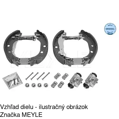 Brzdové čeľuste POLCAR S72-1031 - obr. 2