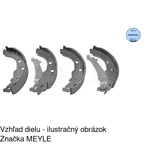 Brzdové čeľuste POLCAR S72-1041