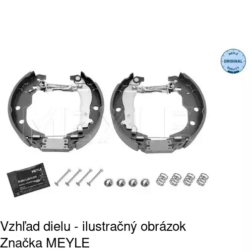 Brzdové čeľuste POLCAR S72-1041 - obr. 1