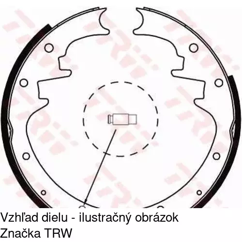 Brzdové čeľuste POLCAR S72-1046 - obr. 4