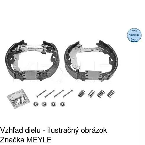 Brzdové čeľuste POLCAR S72-1085 - obr. 2