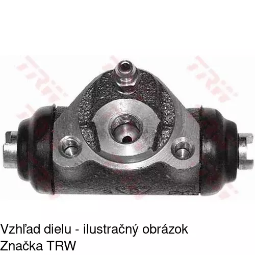 Brzdový valček POLCAR S74-0032 - obr. 1