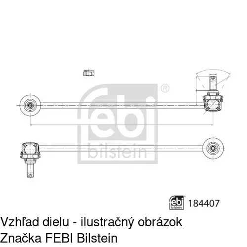 Tyčka stabilizátora POLCAR V-557 - obr. 2