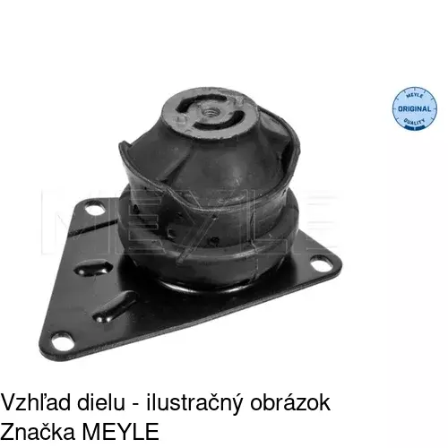 Silentblok motora POLCAR VW-EM055 - obr. 1