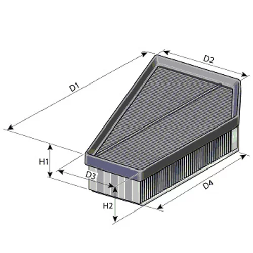 Vzduchový filter PURFLUX A3131