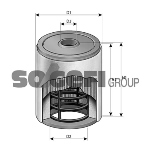 Vzduchový filter PURFLUX A3055