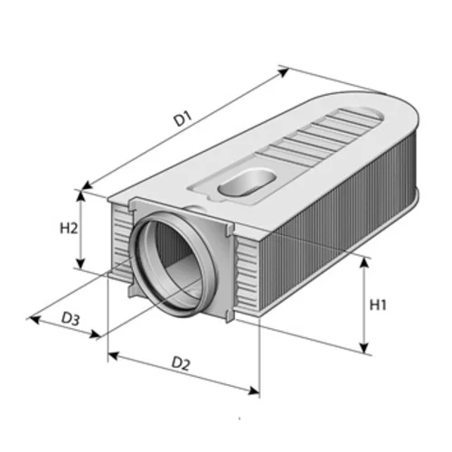 Vzduchový filter PURFLUX A1807