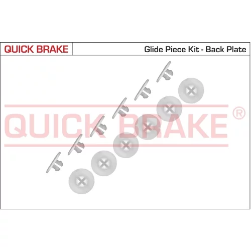 Sada príslušenstva brzdovej čeľuste QUICK BRAKE 6858K