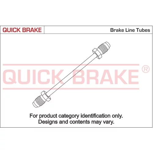 Brzdové vedenie QUICK BRAKE CU-1550A-A