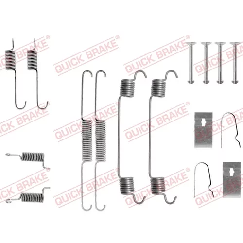 Sada príslušenstva brzdovej čeľuste QUICK BRAKE 105-0675