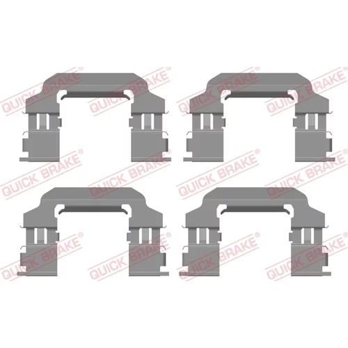 Sada príslušenstva obloženia kotúčovej brzdy QUICK BRAKE 109-0138